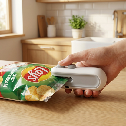 Sealzy® — Hersluitbare Snackzak Sealer